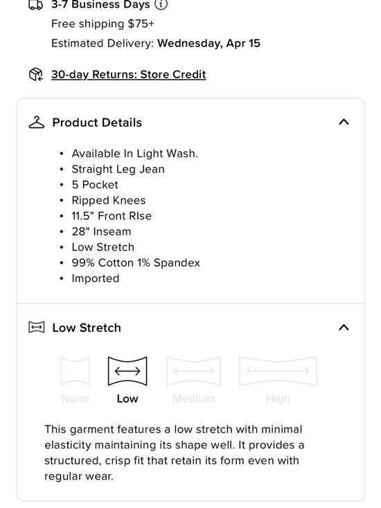 Fashion Nova Light Blue Distressed High-Rise Straight Leg Jeans - Women - Picture 4 of 4